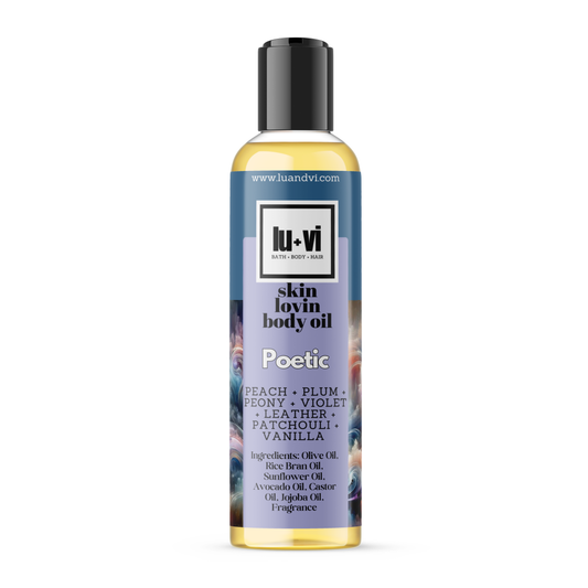 Poetic (Inspired by Byredo Bibliothe'que): Peach, Plum, Peony, Violet, Leather, Patchouli